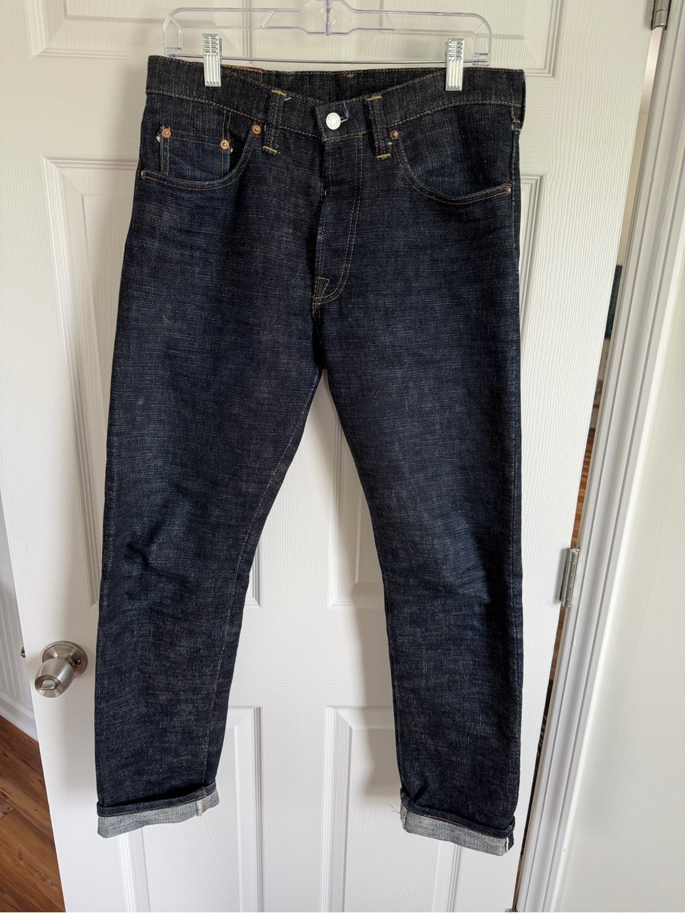 The Strike Gold SG7104 Super Slubby Series 17oz Slubby Selvedge Jeans